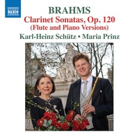 Brahms: Clarinet Sonatas, Op.120, Nos. 1-2 [Arranged For Flute And Piano] (브람스의 클라리넷 소나타 작품번호 120, 1-2번) [슈츠의 플룻과 피아노를 위한 편곡])